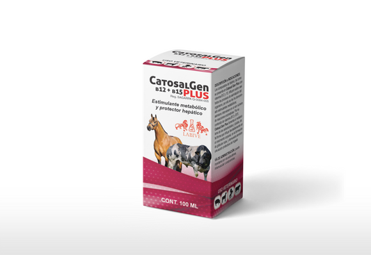 Catosal Gen Plus Inyectable Vitamina B12 y B15 para Ganado
