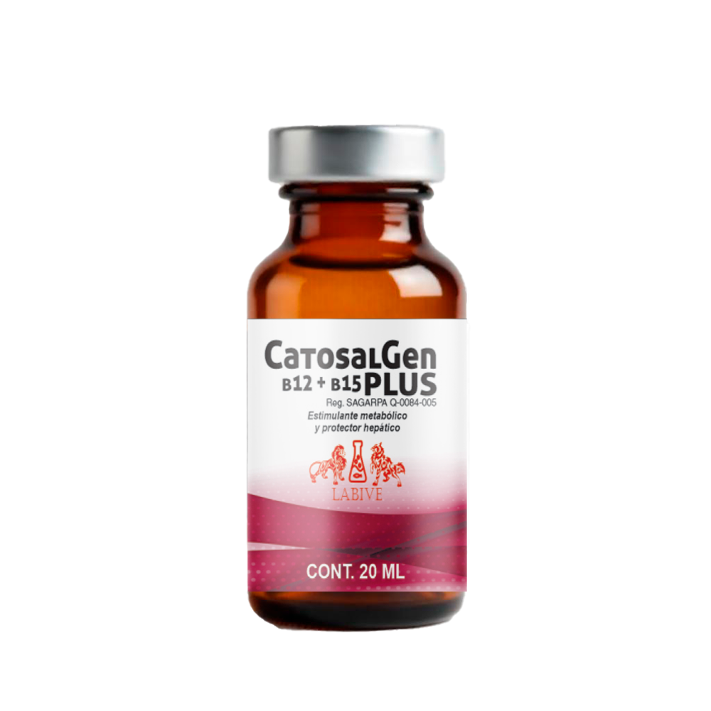 Catosal Gen Plus Inyectable Vitamina B12 y B15 para Ganado