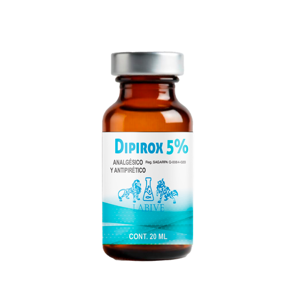 Dipirox 5% Inyectable  Analgésico, Antipirético y Antiinflamatorio para Ganado