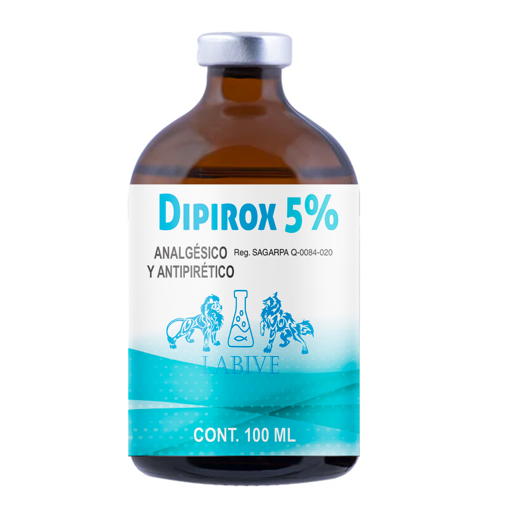 Dipirox 5% Inyectable  Analgésico, Antipirético y Antiinflamatorio para Ganado