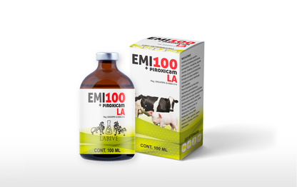 EMI 100 Inyectable Antibiótico de Amplio Espectro con Antiinflamatorio para Ganado