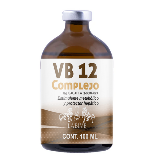 VB-12 Complejo Inyectable  Multivitamínico Complejo B para Ganado