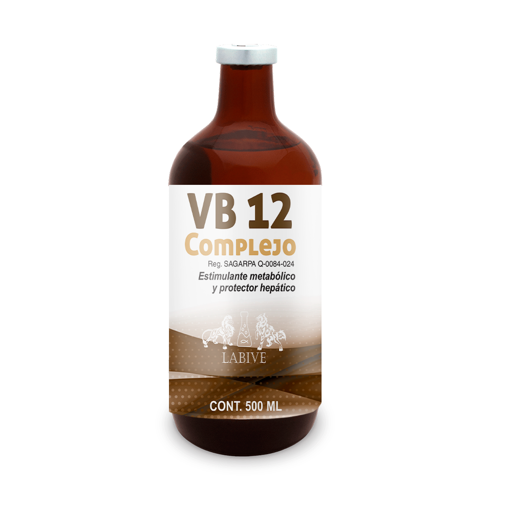 VB-12 Complejo Inyectable  Multivitamínico Complejo B para Ganado