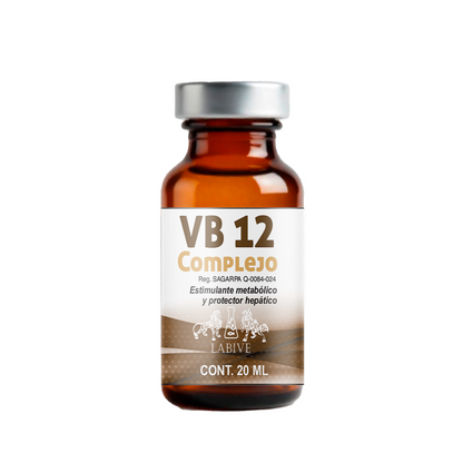VB-12 Complejo Inyectable  Multivitamínico Complejo B para Ganado