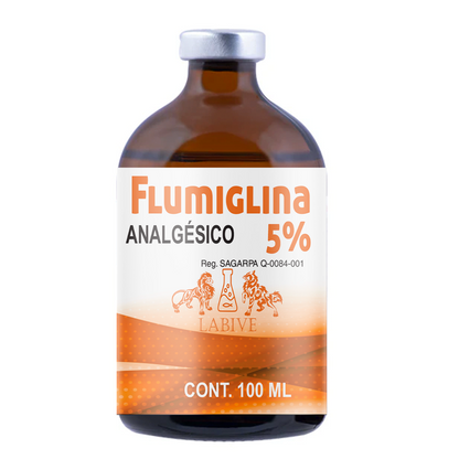 Flumiglina 5% Inyectable Antiinflamatorio, Analgésico y Antipirético para Ganado