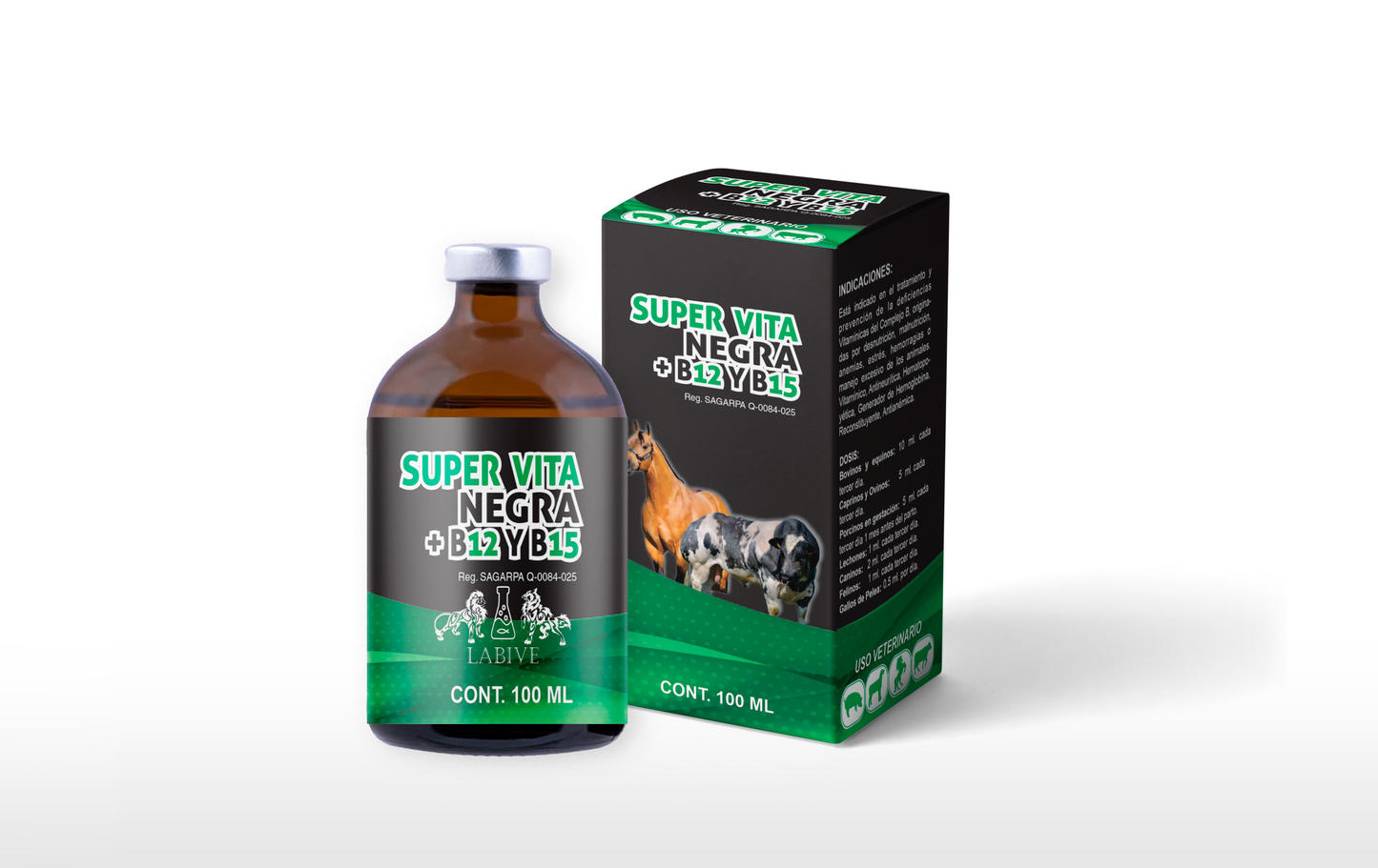 Super Vita Negra  Complejo B para Ganado